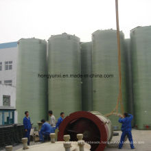 FRP Large Tank Manufactured on Construction Site